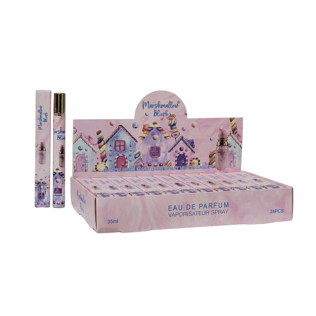 PERFUME EN TUBO MARSHMALLOW BLUSH  EDP 35ML (M) (AROMA INSPIRADO EN KRIZ REALES STUDIO MARSHMALLOW BLUSH)