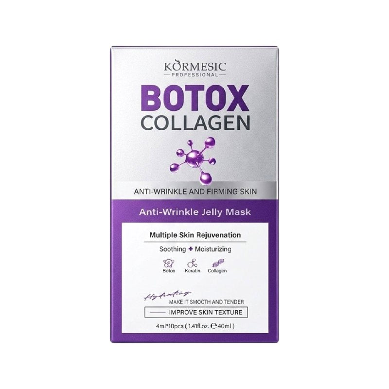 MASCARILLA FACIAL EN GEL ANTIEDAD DE BOTOX Y COLAGENO 10UND KORMESIC 40MLX10