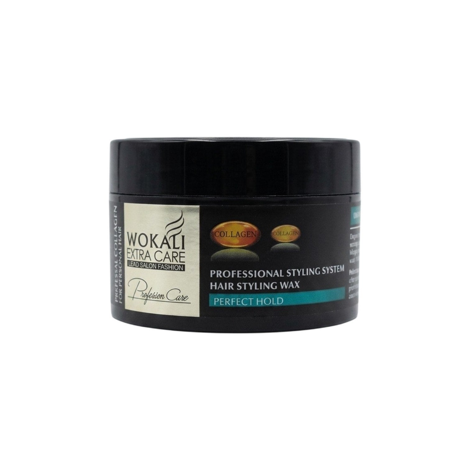 CERA PARA EL CABELLO DE DEFINICION LIMPIA Y PROFESIONAL PERFECT HOLD WOKALI 150G