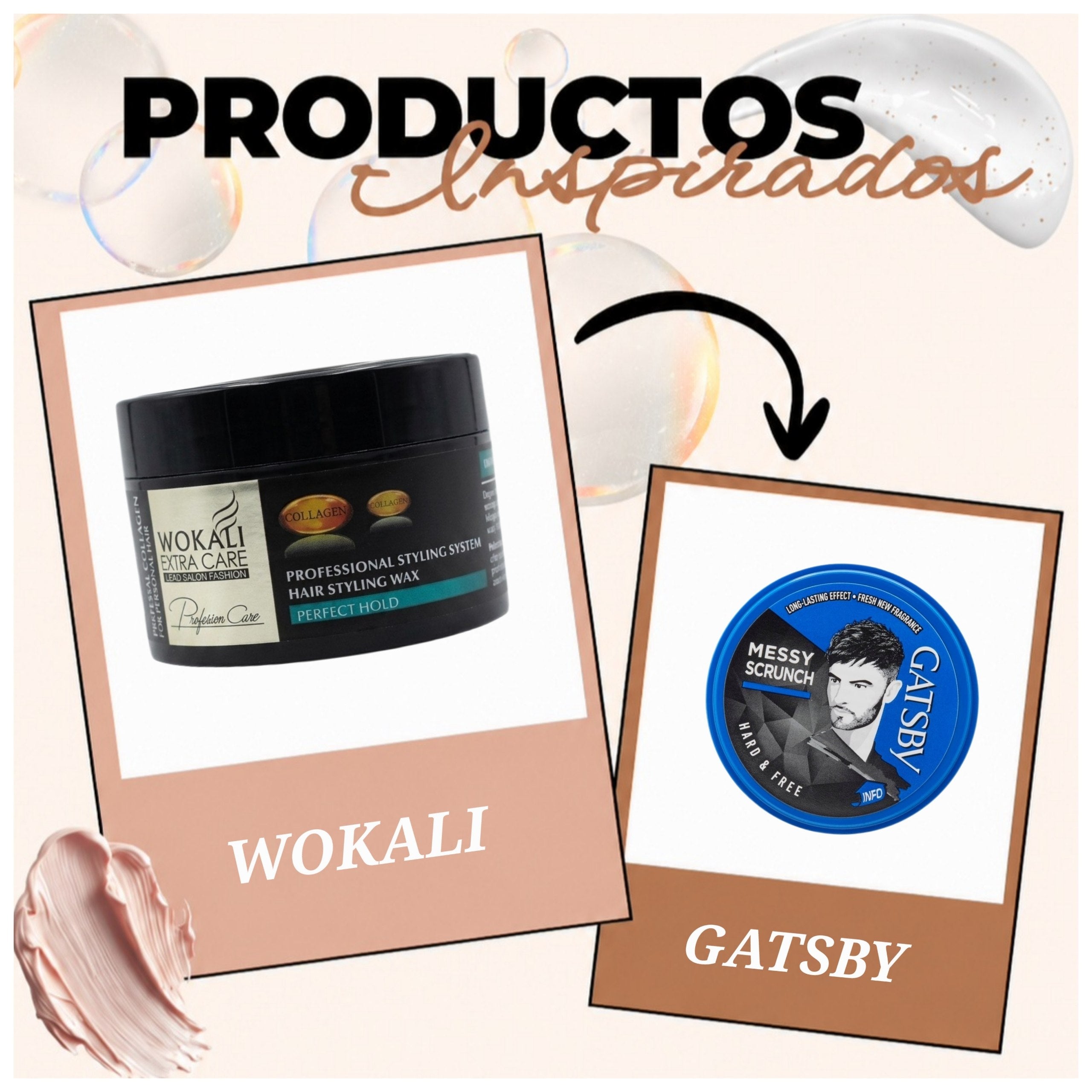CERA PARA EL CABELLO DE DEFINICION LIMPIA Y PROFESIONAL PERFECT HOLD WOKALI 150G