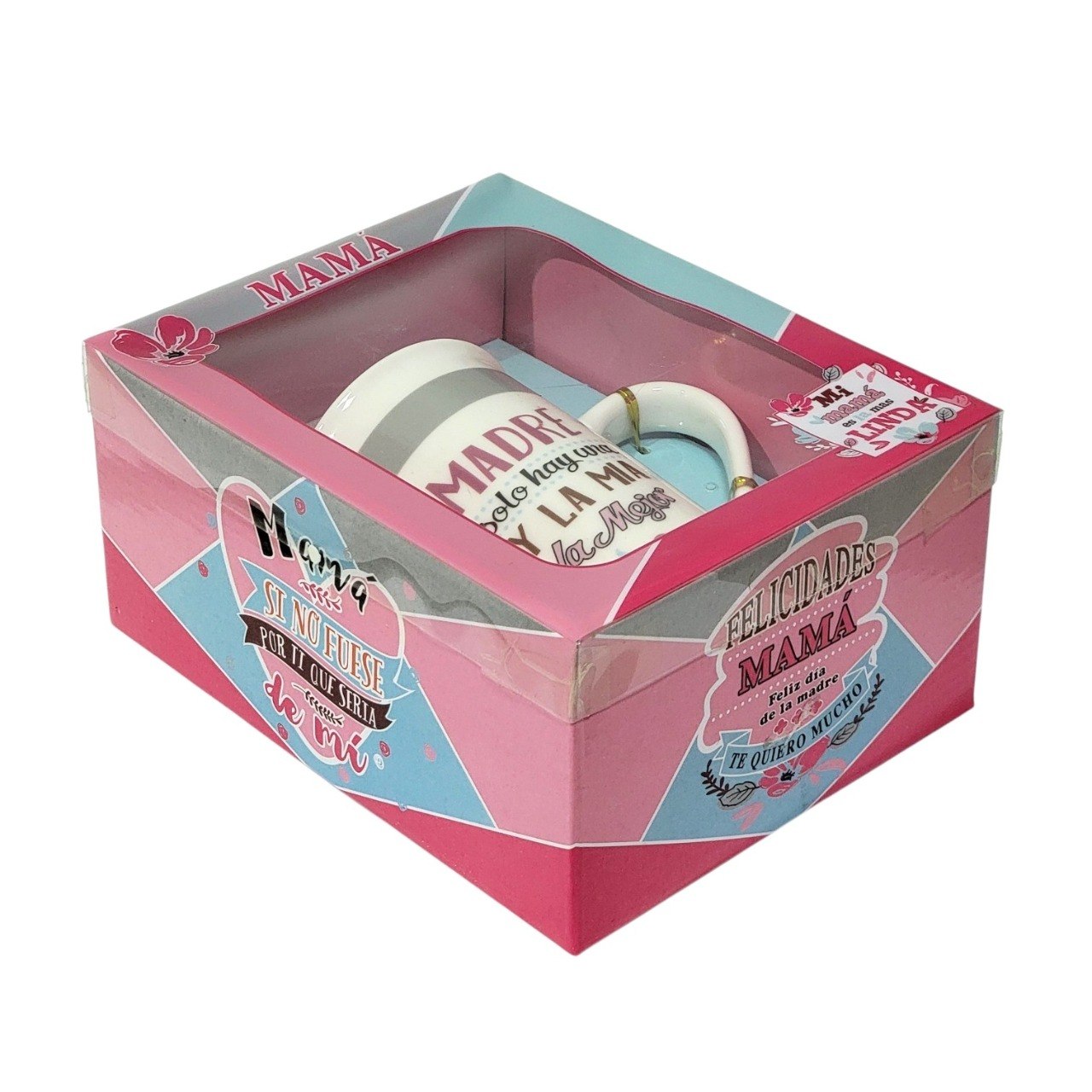SET DE TAZA DE REGALO PARA MAMA CON CUCHARA DE LUJO