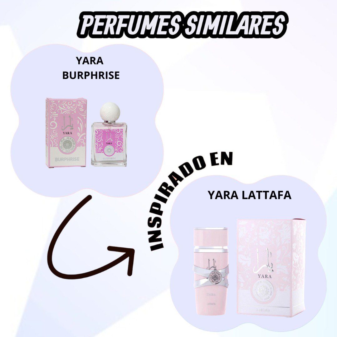 BURPHRISE MINI PERFUME HABIT PINK YARA (M) 35ML (AROMA SIMILAR A LATTAFA YARA)