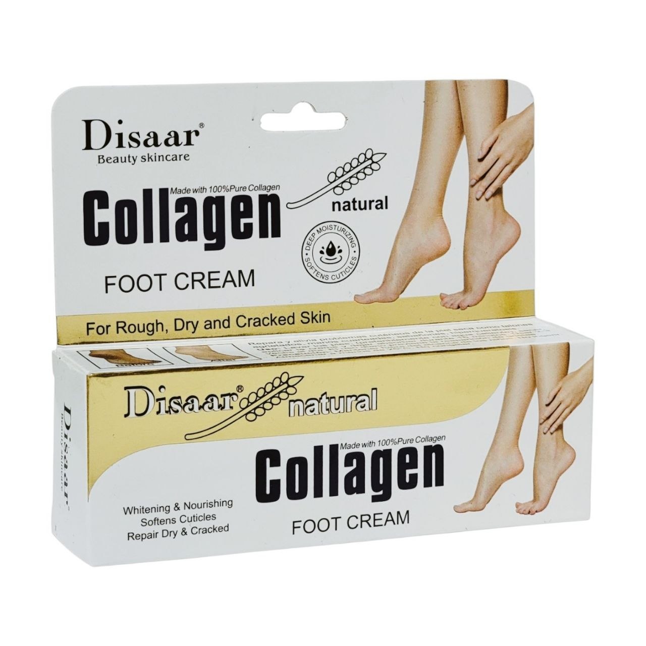 CREMA PARA PIES REPARADORA Y NUTRITIVA CON COLAGENO 80G