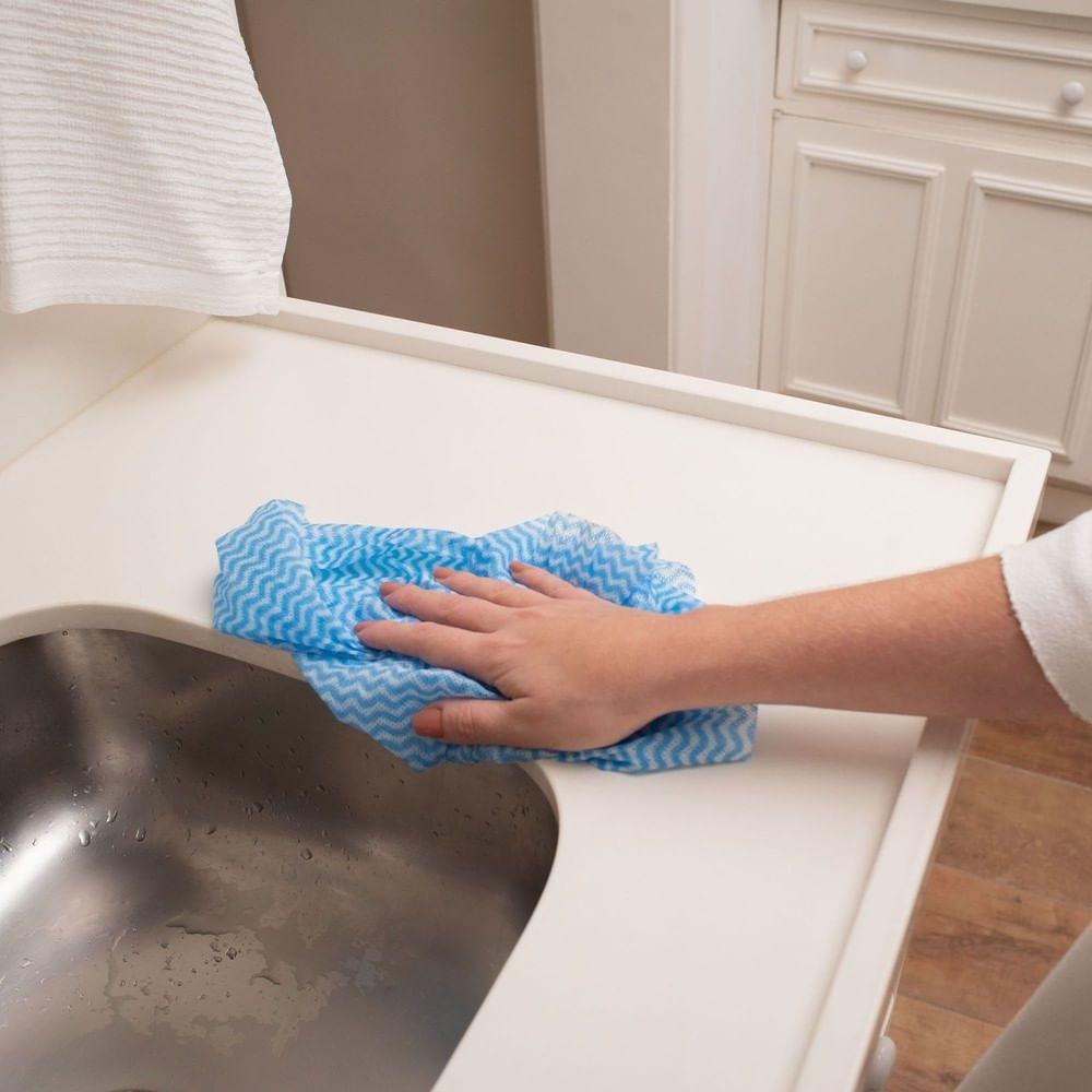 ROLLO DE TOALLAS MULTIUSOS REUTILIZABLES ATRAPAPOLVO ANTIRAYADURAS Y ABSORBENTES 36UND 20X30