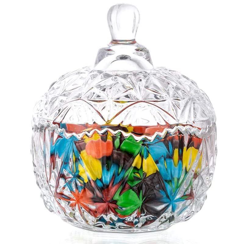 RECIPIENTE AZUCARERA DE CRISTAL 8X10CM