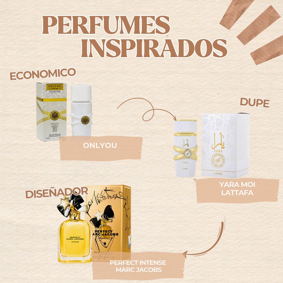 ONLYOU MINI PERFUME ECONOMICO ARABE 30ML (M) (AROMA SIMILAR LATTAFA YARA MOI)