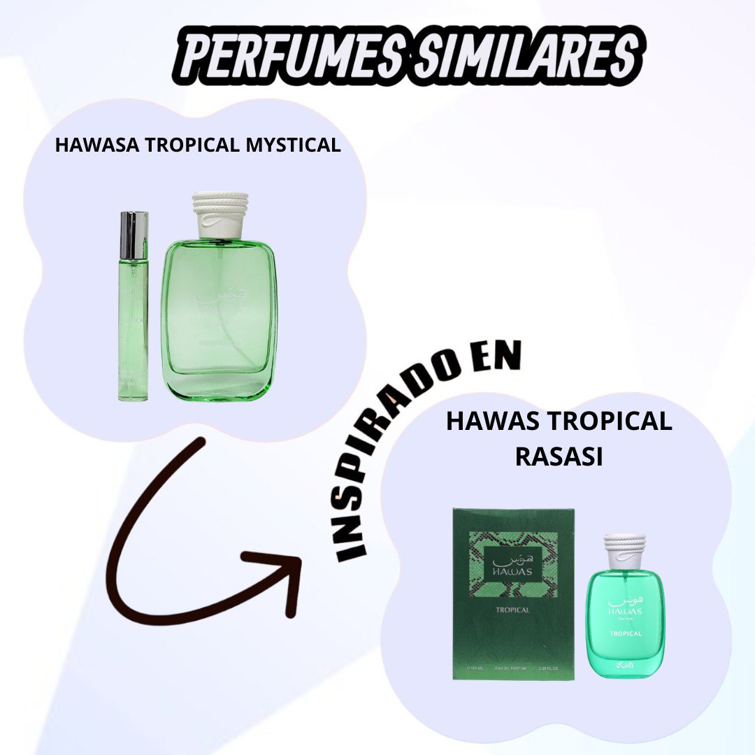 SET MYSTICAL HAWASA TROPICAL EDP 2PCS (H) (AROMA SIMILAR A HAWAS TROPICAL)