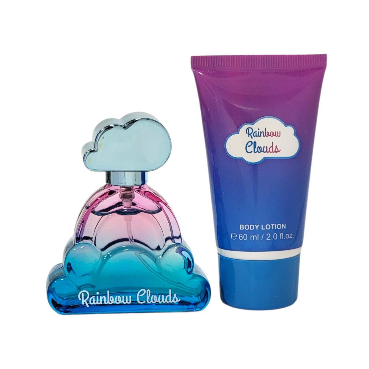 SET MYSTICAL RAINBOW CLOUD ROSE EDP 30ML CREMA CORPORAL 60ML (M) (AROMA SIMILAR A ARIANA GRANDE  RAINBOW CLOUD)