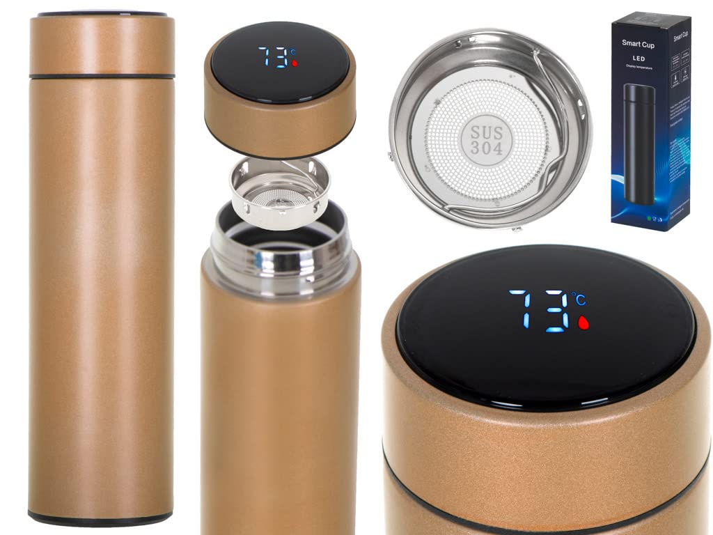 VASO TERMICO INTELIGENTE CON PANTALLA LED SMART CUP 500ML