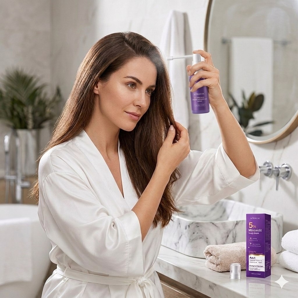 SUERO PARA EL CABELLO ANTICAIDA CON 5% MINOXIDIL KORMESIC 30ML