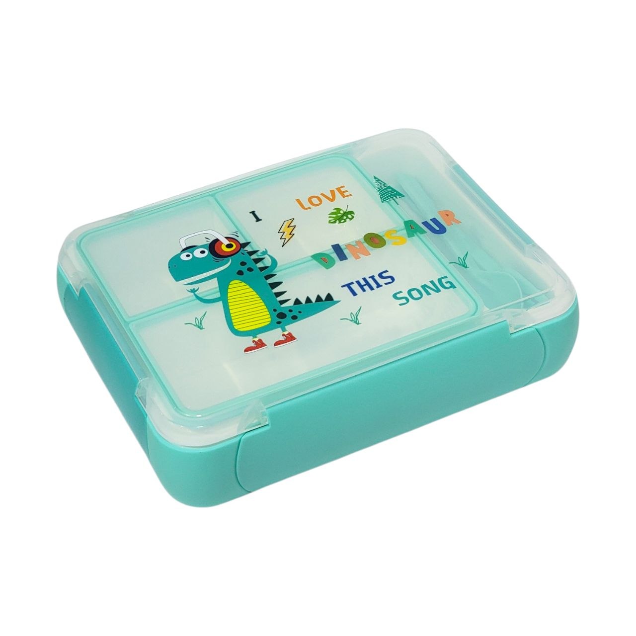 RECIPIENTE PANA PARA ALIMENTOS INFANTIL CON SET DE CUBIERTOS 22X17X5CM