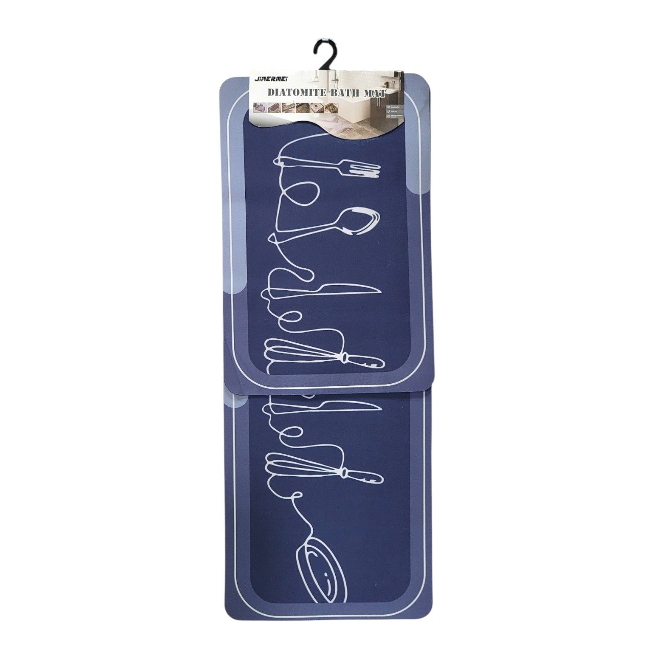 ALFOMBRA ANTIDESLIZANTE DE DIATOMITA 2PCS JIAERMEI