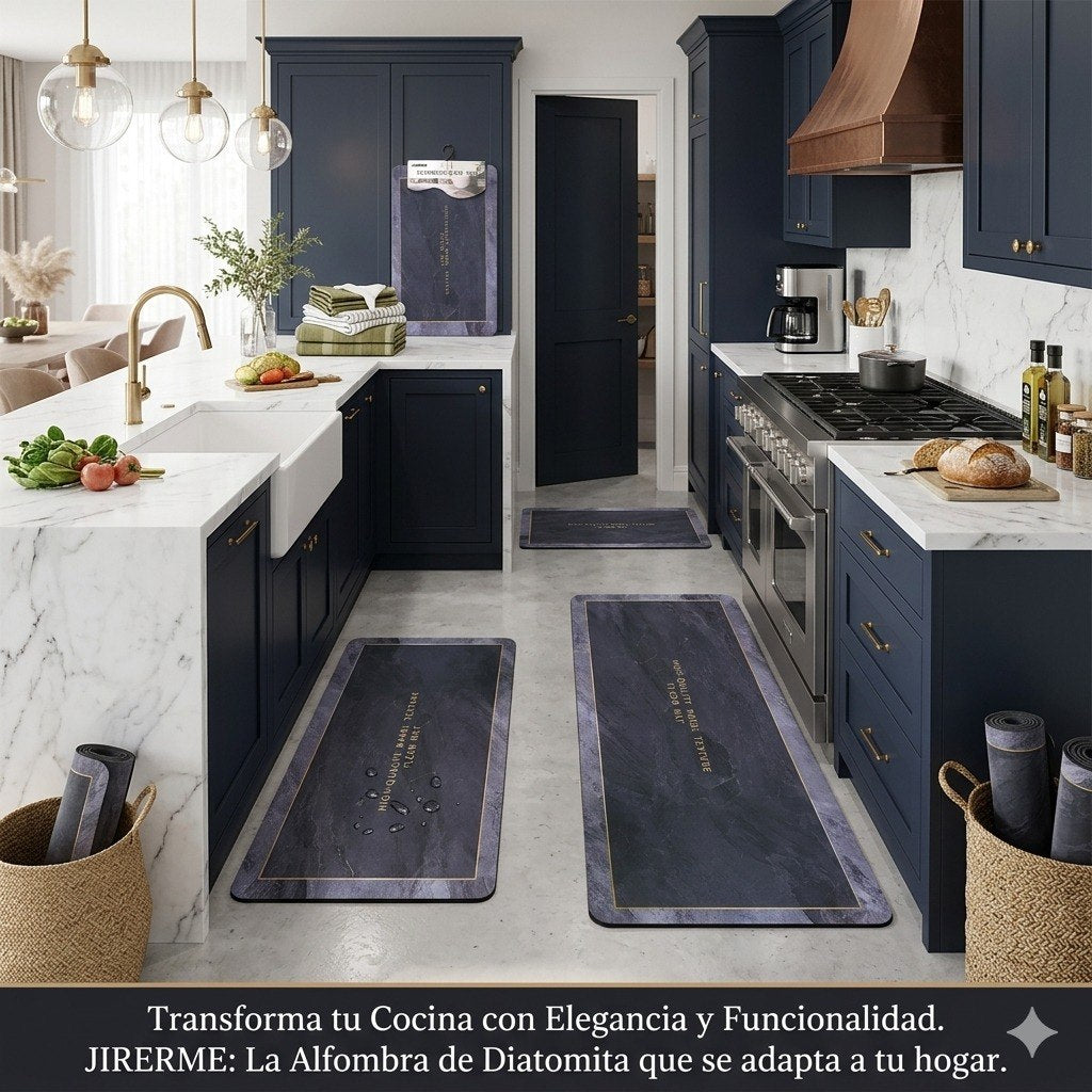ALFOMBRA ANTIDESLIZANTE DE DIATOMITA 2PCS JIAERMEI