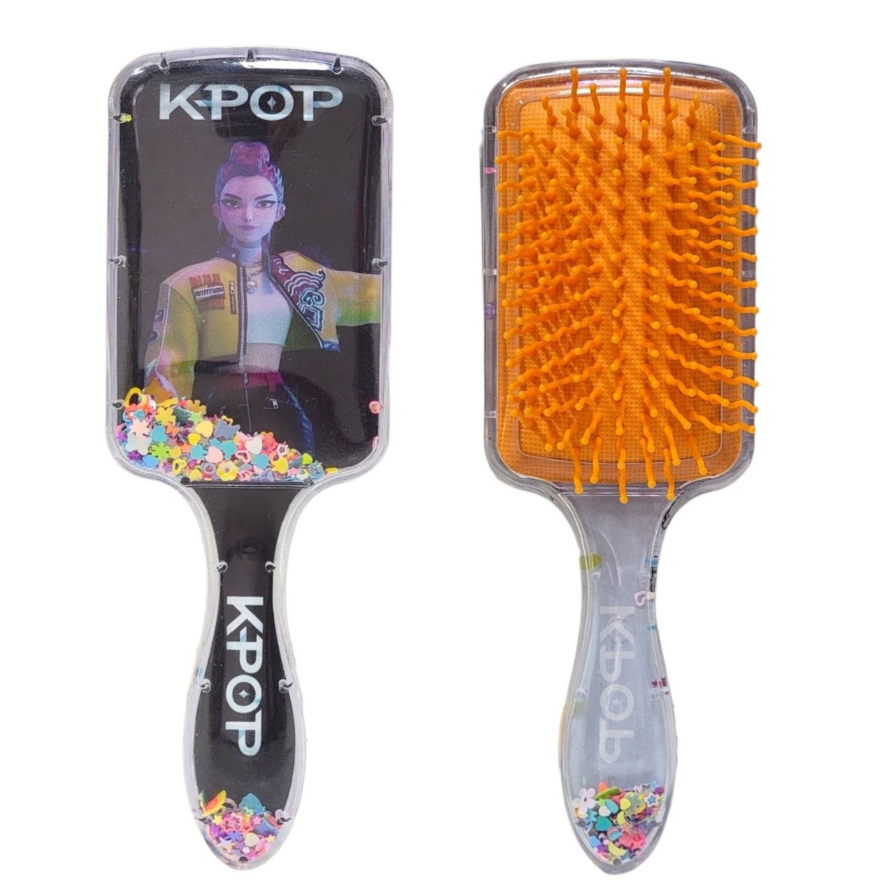 CEPILLO DESENREDANTE CON DISEÑO DE LAS GUERRERAS K-POP