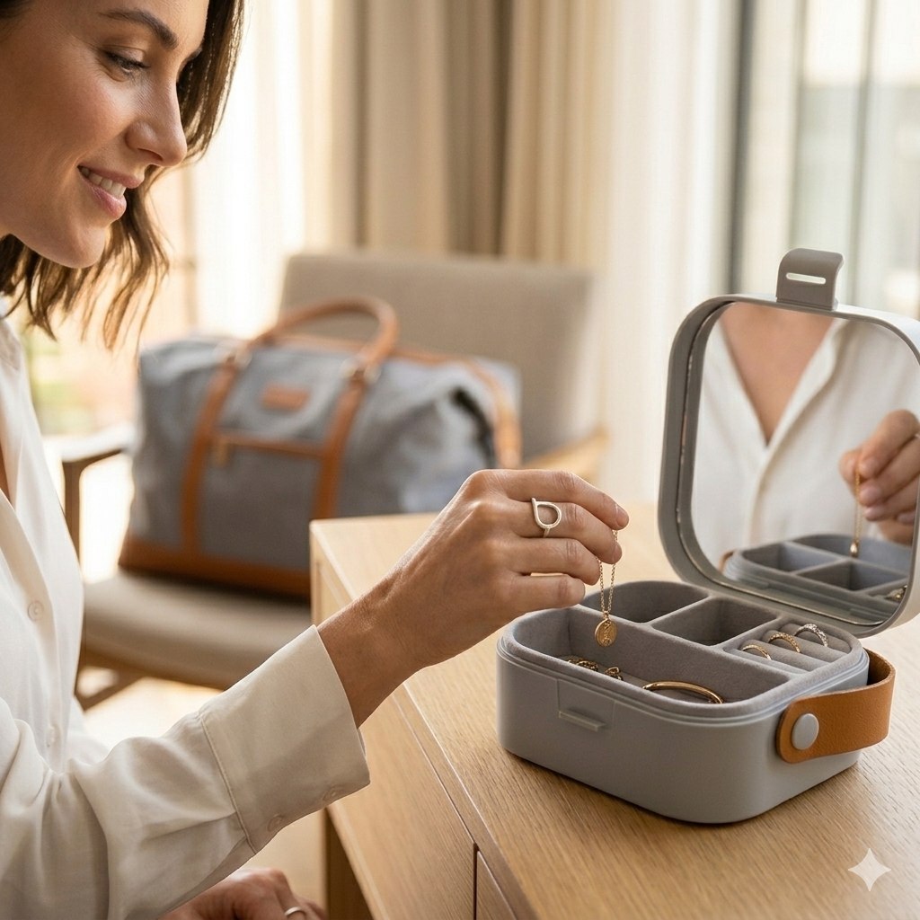 JOYERO MINI PORTATIL COMPACTO Y ENCANTADOR