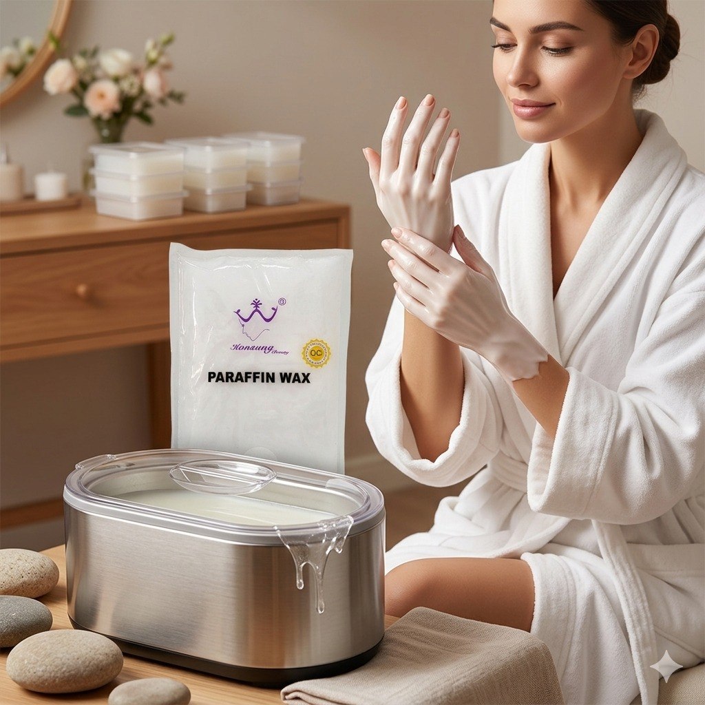 CERA DE PARAFINA PARA TRATAMIENTO COSMETICO Y TERAPEUTICO AROMATIZADA KONSUNG 450G