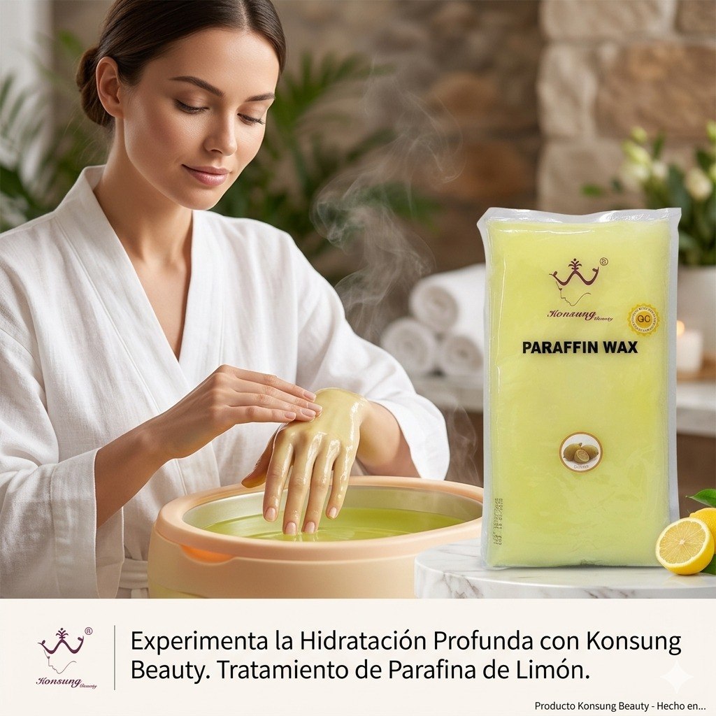 CERA DE PARAFINA PARA TRATAMIENTO COSMETICO Y TERAPEUTICO AROMATIZADA KONSUNG 450G
