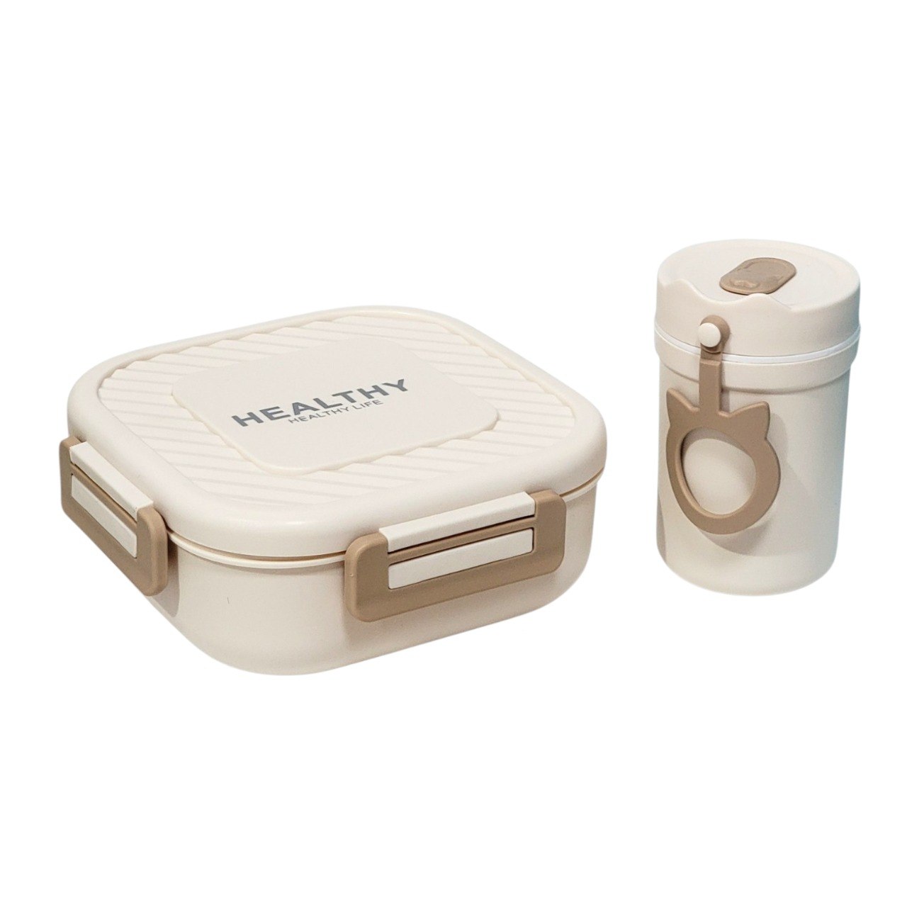 SET DE RECIPIENTE PANA PARA ALIMENTOS HERMETICA CON TAZA PARA LIQUIDOS