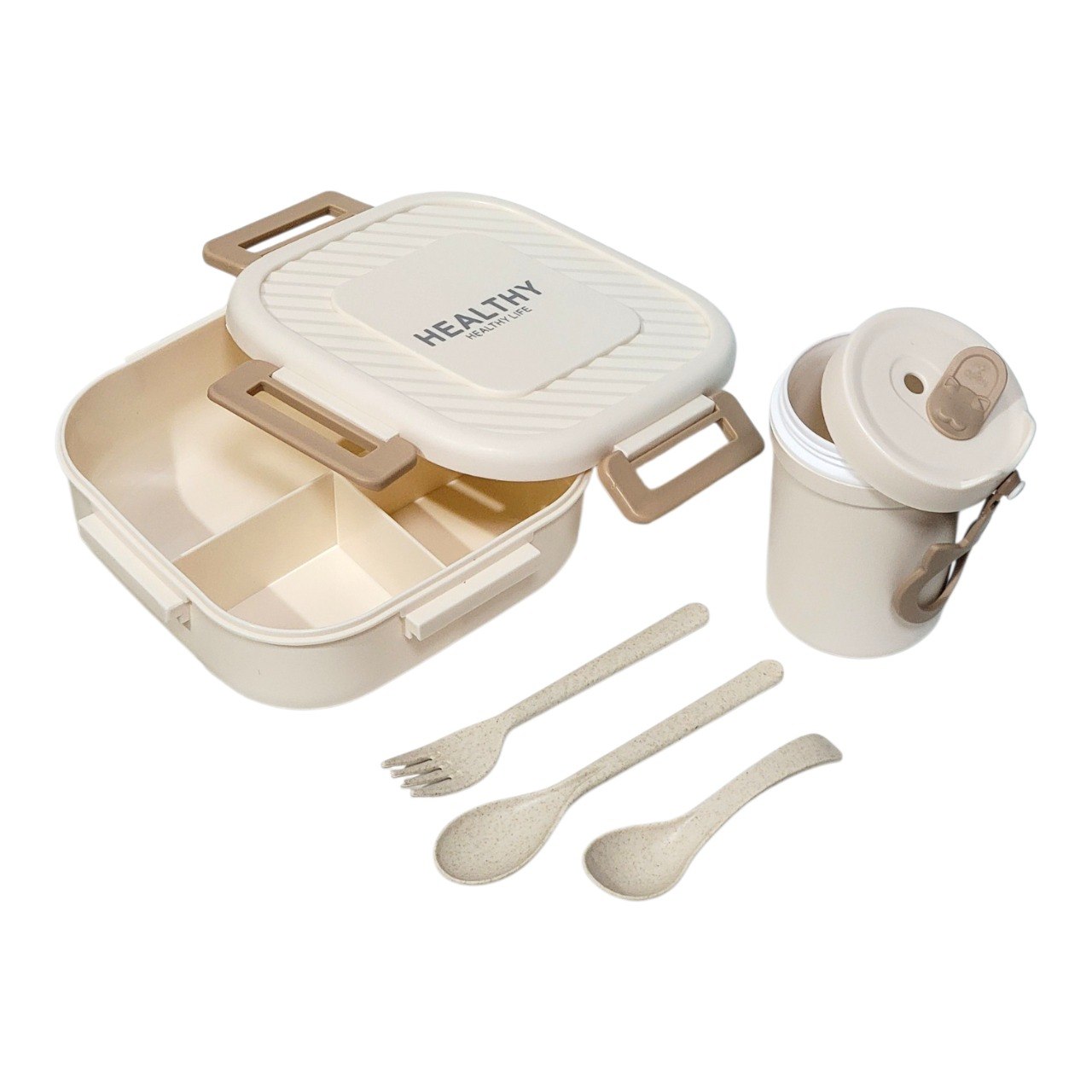 SET DE RECIPIENTE PANA PARA ALIMENTOS HERMETICA CON TAZA PARA LIQUIDOS