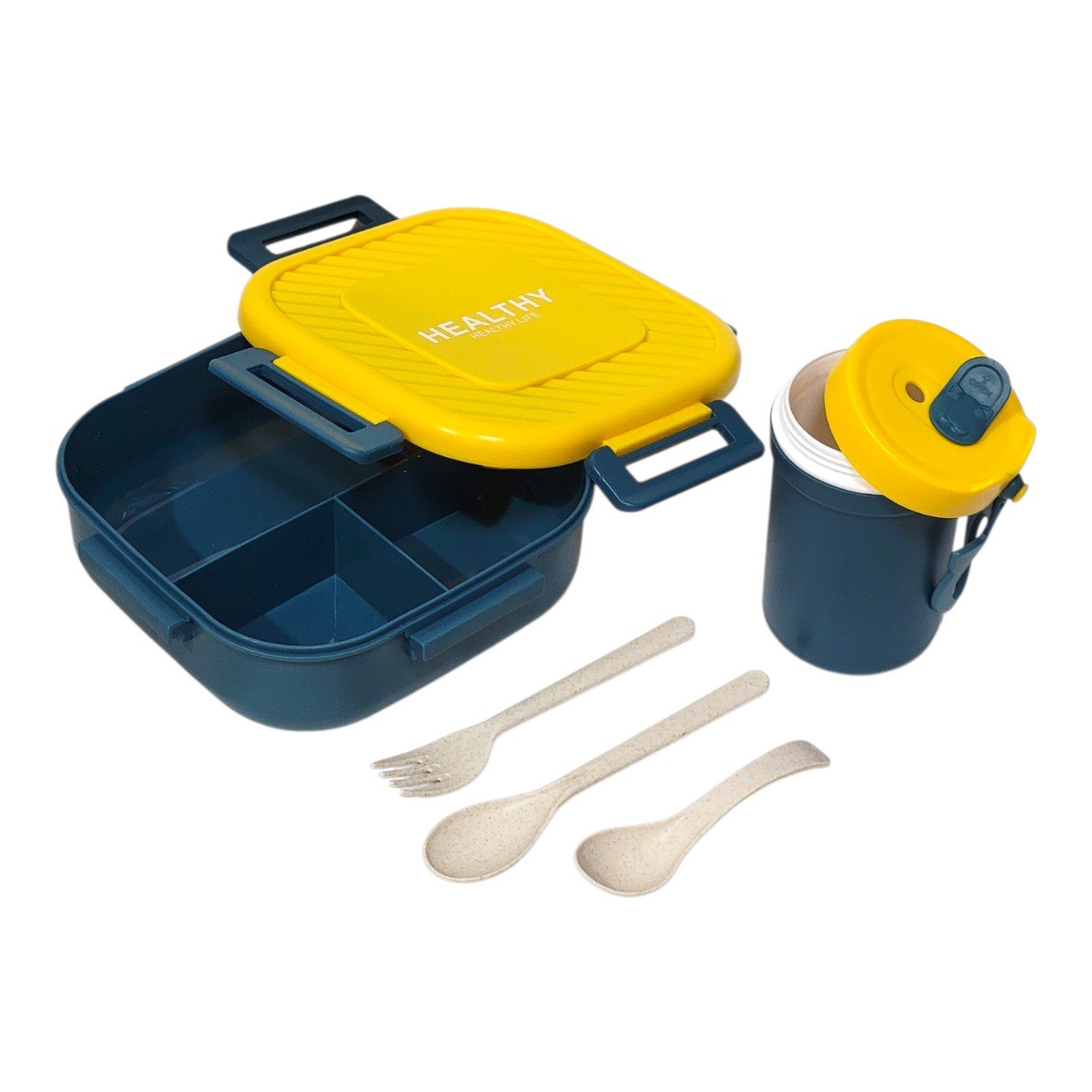 SET DE RECIPIENTE PANA PARA ALIMENTOS HERMETICA CON TAZA PARA LIQUIDOS