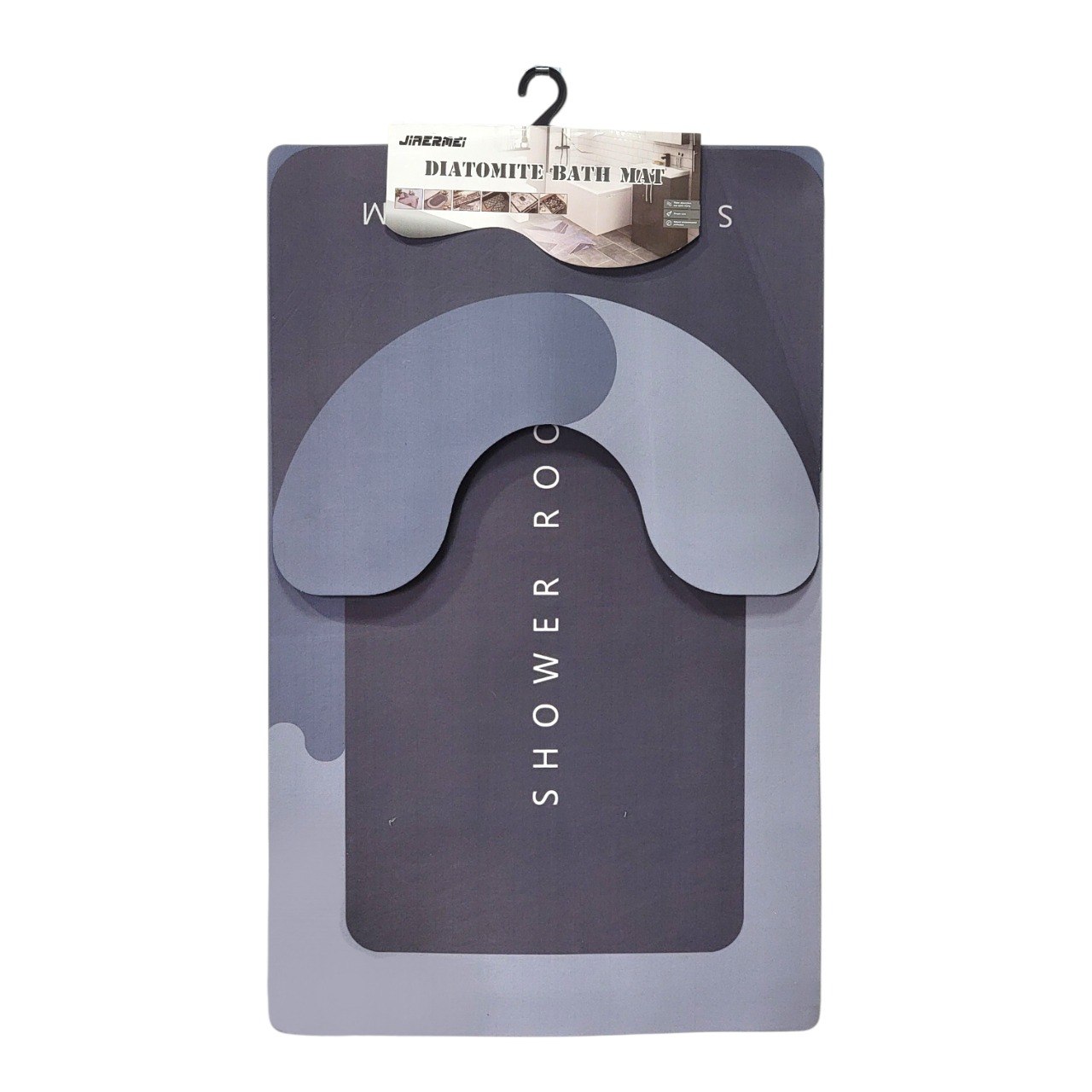 ALFOMBRA DE BAÑO ANTIDESLIZANTE DE DIATOMITA 2PCS JIAERMEI