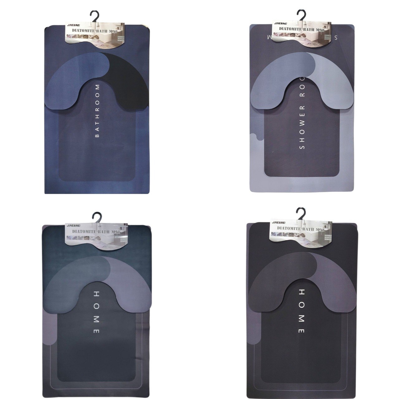 ALFOMBRA DE BAÑO ANTIDESLIZANTE DE DIATOMITA 2PCS JIAERMEI