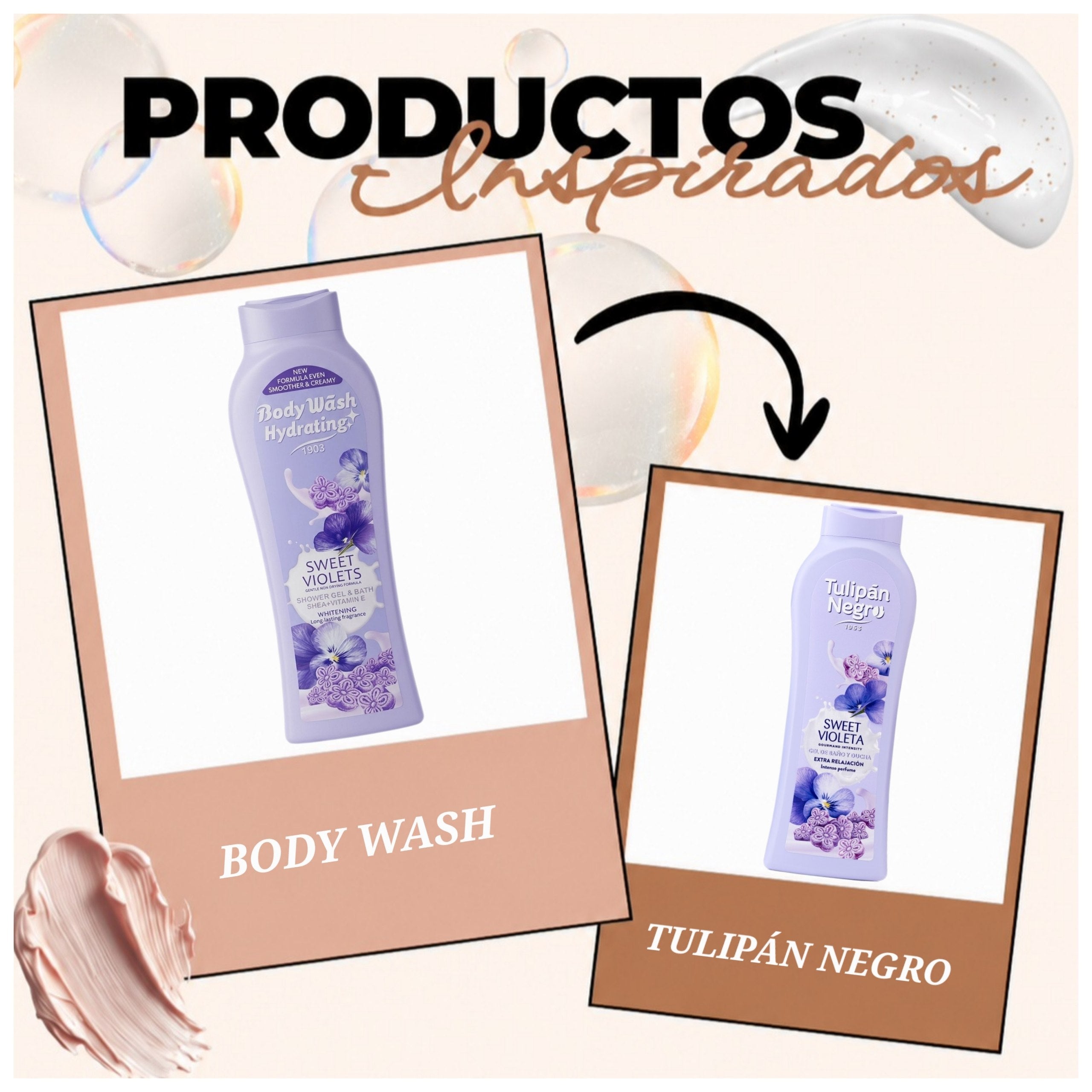 GEL DE DUCHA HIDRATANTE AROMA A VIOLETAS DULCES 650ML