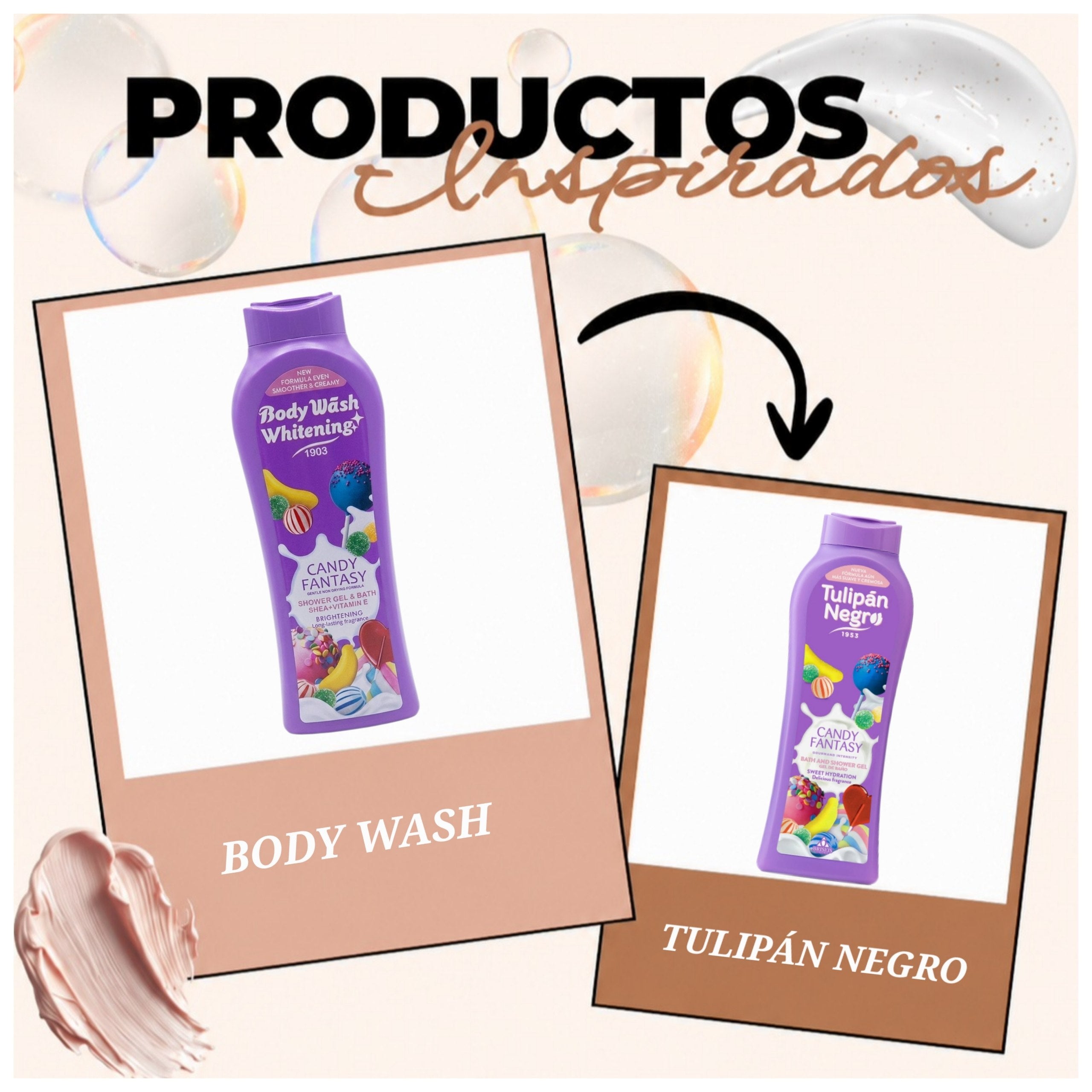 GEL DE DUCHA SUAVIZANTE AROMA DULCE CANDY FANTASY 650ML