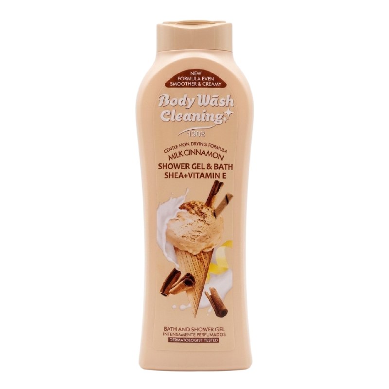 GEL DE DUCHA HIDRATANTE AROMA A LECHE Y CANELA 650ML