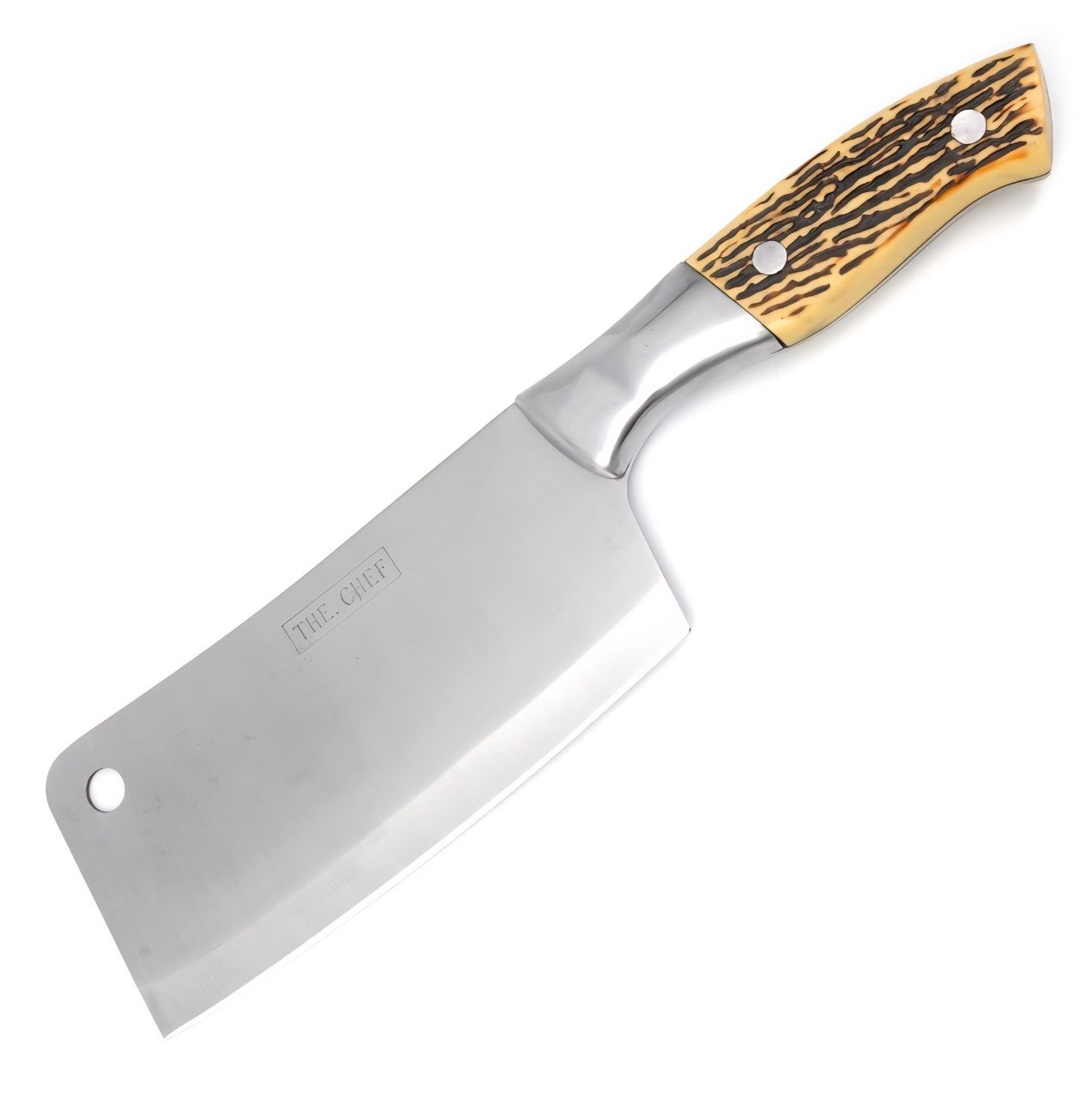 HACHA DE COCINA DE ACERO INOXIDABLE THE CHEF 28CM