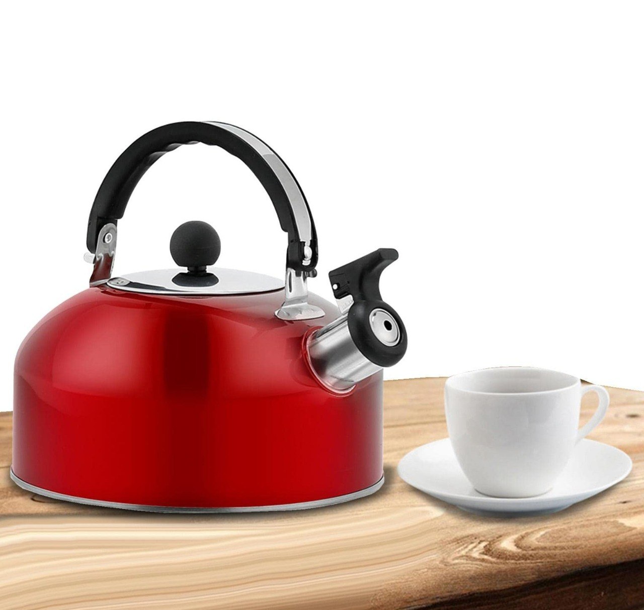 TETERA PARA ESTUFA CON SILBATO DE ACERO INOXIDABLE MY HOME 3L