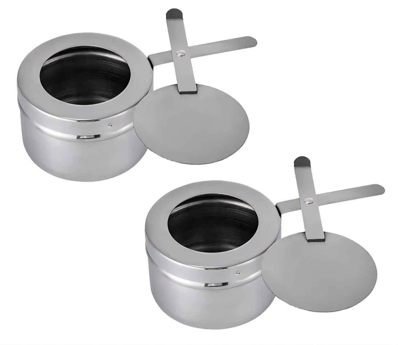 SET DE RECIEPIENTE BUFETERA PROFESIONAL DE ACERO INOXIDABLE 64X37X15CM