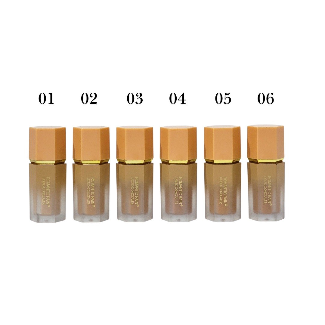 CORRECTOR LIQUIDO ACABADO CONSTRUIBLE NO PEGAJOSO 6 TONOS ROMANTIC RAIN