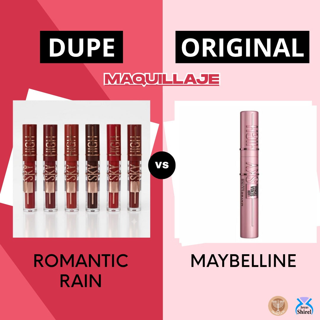 BRILLO LABIAL DE LARGA DURACION IMPERMEABLE SKY HIGH ROMANTIC RAIN (DUPE DE MAYBELLINE)