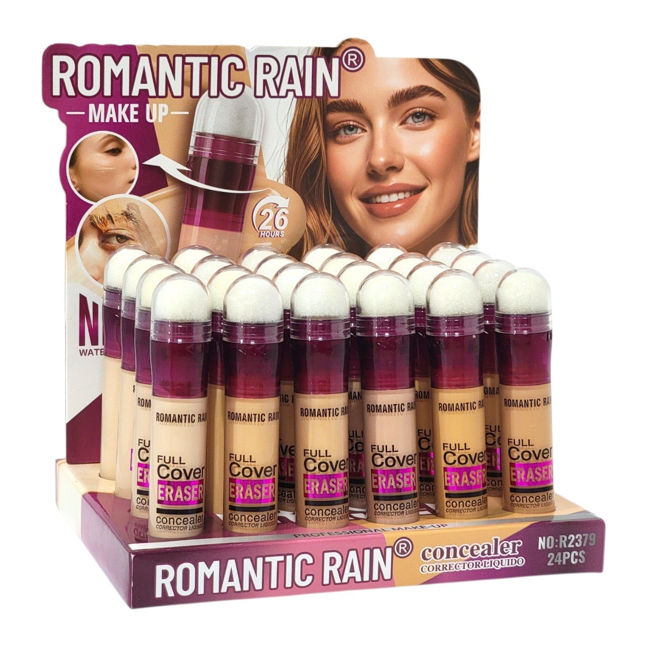 CORRECTOR LIQUIDO DUPE DE MAYBELLINE PERFECCIONADOR 6 TONOS ROMANTIC RAIN