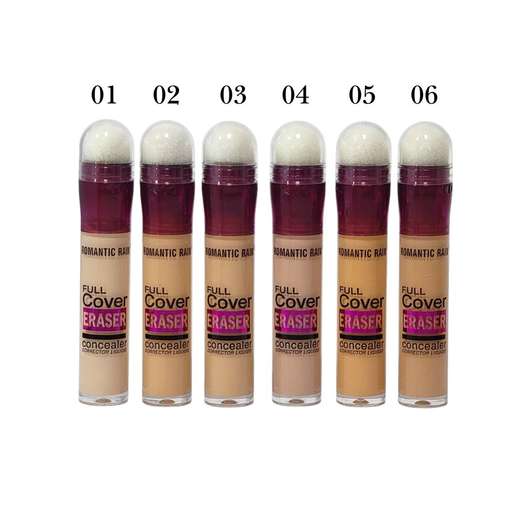 CORRECTOR LIQUIDO DUPE DE MAYBELLINE PERFECCIONADOR 6 TONOS ROMANTIC RAIN