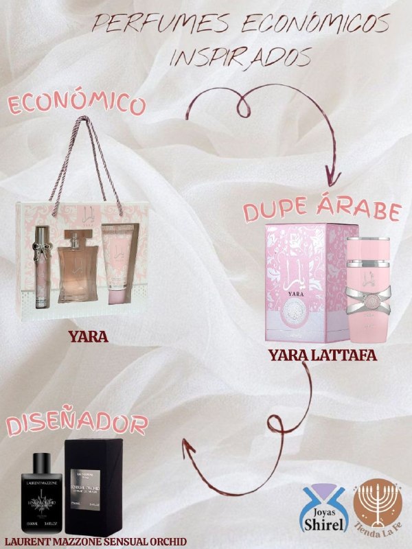 SET PERFUME ARABE ECONÓMICO PARA DAMA YARA