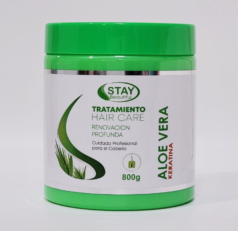 TRATAMIENTO PARA EL CABELLO DE ALOE VERA Y QUERATINA REPARADOR STAY BEAUTIFUL 800G