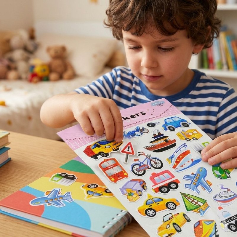 STICKERS DE DECORACION Y ESTIMULACION DE APRENDIZAJE PARA NIÑOS