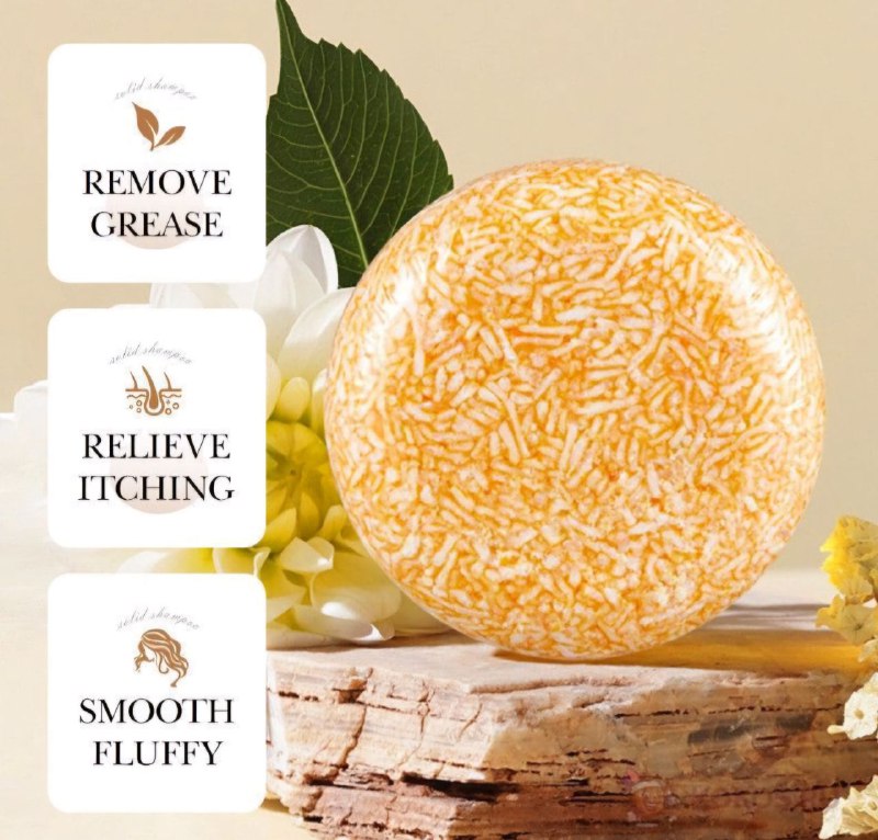 SHAMPOO SOLIDO CON EXTRACTO DE JENGIBRE, LIMPIA EL ACEITE Y LA SUCIEDAD DEL CABELLO Y LAS CASPA Y PICAZON SADOER 60G
