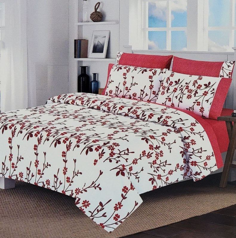 JUEGO DE SABANAS CAMERA DE 6 PIEZAS KING LUXURY NATURE BED SHEET, 10 ESTILOS