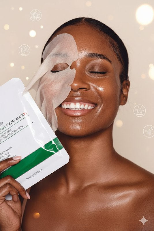 MASCARILLA FACIAL DE TELA CARA CONTROL DE GRASA CON ACIDO SALICILICO BIOAQUA 25G