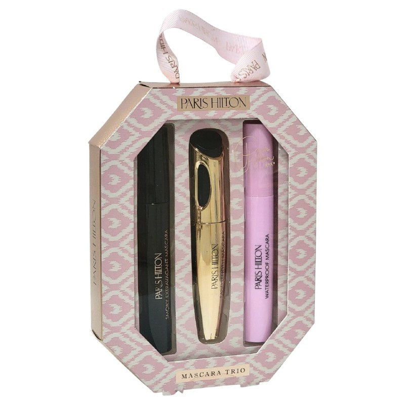 SET DE RIMEL PESTAÑAS DESLUMBRANTES LONGITUD DEFINICION LIMPIA SIN GRUMOS PARIS HILTON 8MLX3