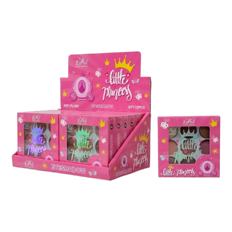 PALETA DE SOMBRA DE OJOS  COMPACTA DE ALTA PIGMENTACION DE 9 TONOS ENGOL COLLECTIONS 16G