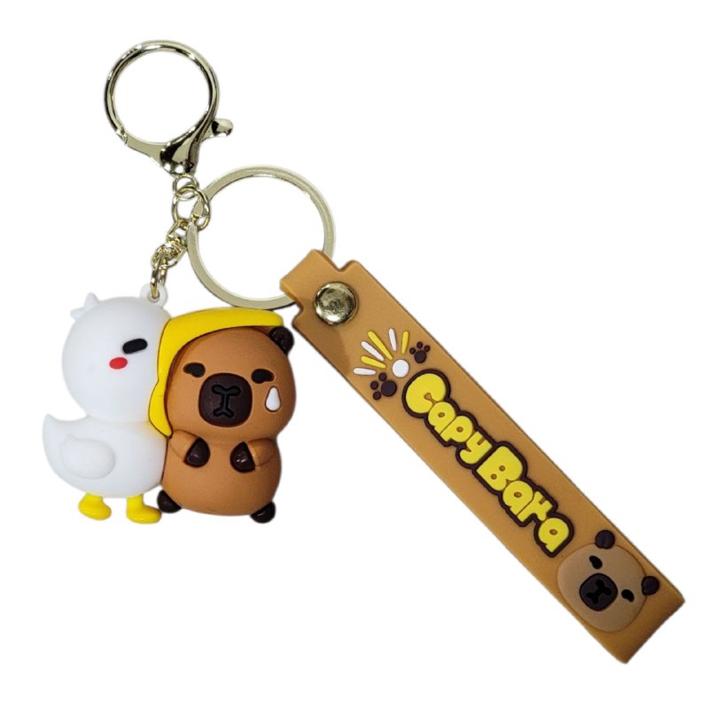 LLAVEROS DE CAPIBARA,CAPYBARA, 6 ESTILOS DISPONIBLES