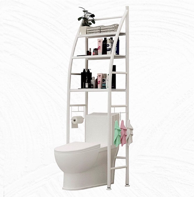 ESTANTE ORGANIZADOR PARA BAÑO DE 3 NIVELES SOBRE EL INODORO SERVICIO 47X25X170CM