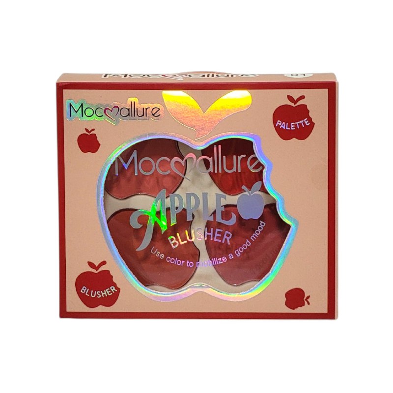 BLUSH PARA MEJILLAS EN FORMA DE MANZANA MOCMALLURE 10G