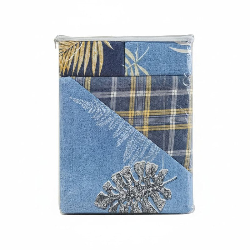 JUEGO DE SABANAS CAMERA TIPO EDREDON REVERSIBLE, DE 3 PIEZAS QUEEN BENELI HOME, 20 ESTILOS