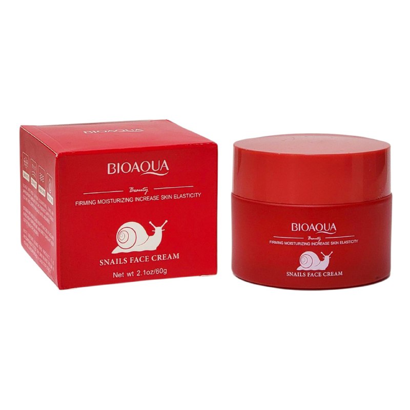 CREMA FACIAL ANTIEDAD E HIDRATANTE DE BABA DE CARACOL BIOAQUA 60G