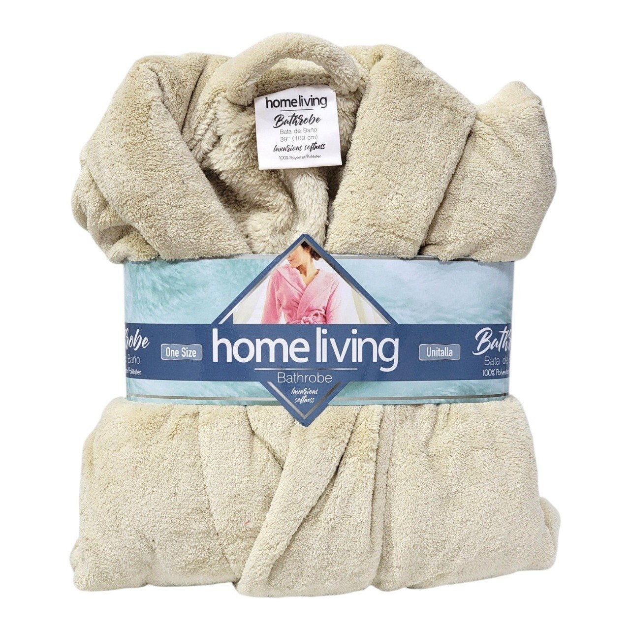 BATA DE BAÑO PREMIUM UNITALLA HOME LIVING 100CM